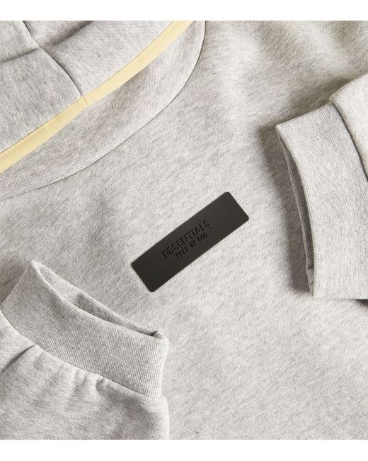 Fear Of God White Logo-patch Hoodie for men