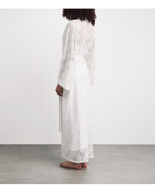 Bocan White Lace Mila Robe