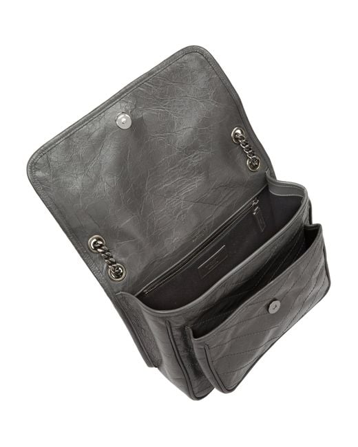 Saint Laurent Gray Medium Niki Shoulder Bag