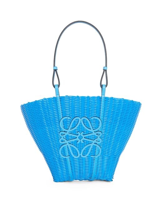 Loewe Blue X Paula's Ibiza Small Mermaid Basket Bag