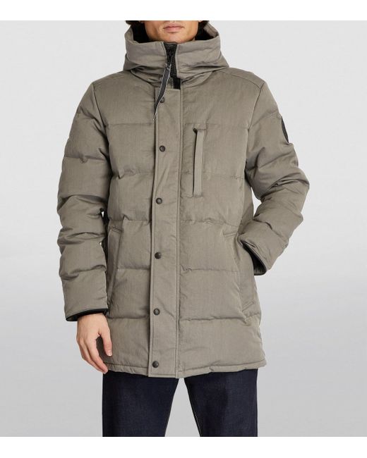 Canada Goose Gray Padded Carson Parka Jacket for men