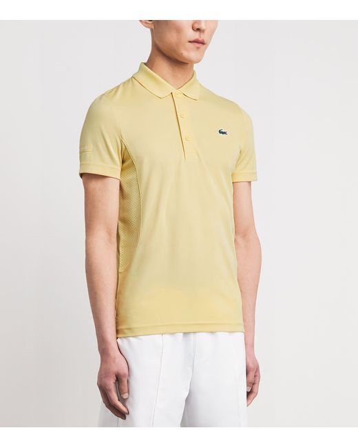 Lacoste Yellow Technical Polo Shirt for men