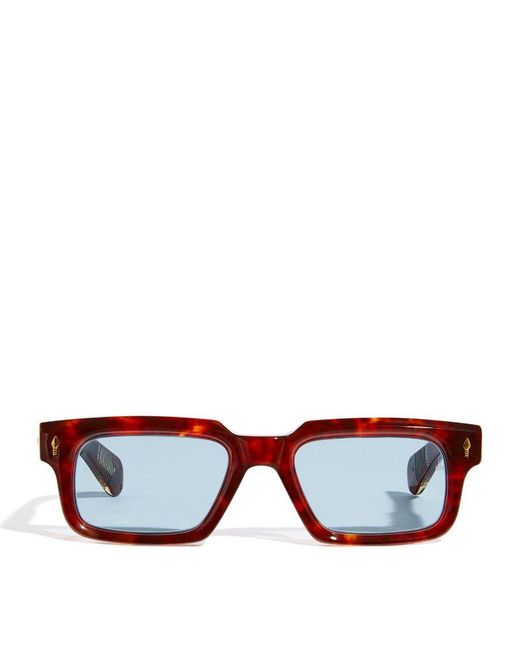 Jacques Marie Mage Brown The Last Frontier Belvedere Sunglasses for men