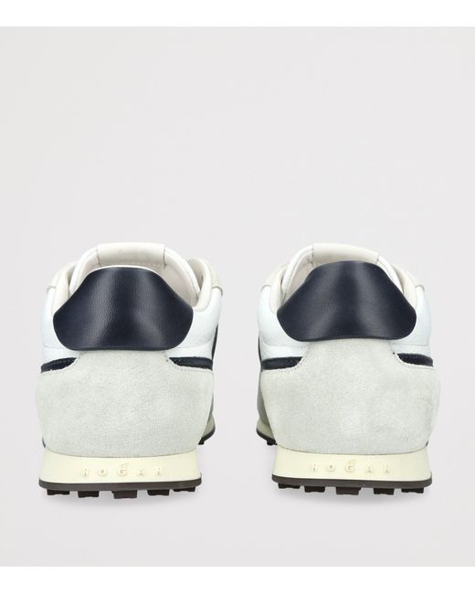 Hogan White Leather H669 Allacciato Sneakers for men