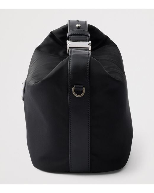 Prada Black Mini Re-Nylon Cherie Top-Handle Bag