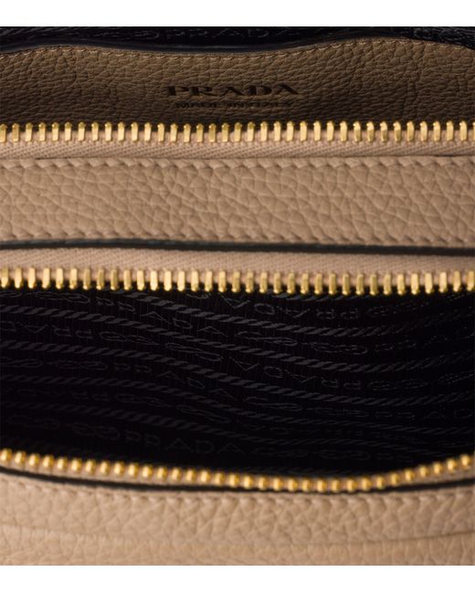 Prada Brown Small Leather Cross-Body Bag