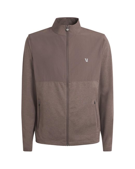 vuori Brown Sunday Element Track Jacket for men