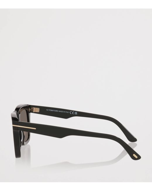 Tom Ford Gray Square Lelio Sunglasses for men