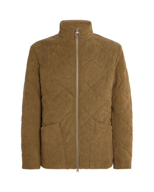 Barbour Green Quilted Liddesdale Jacket for men