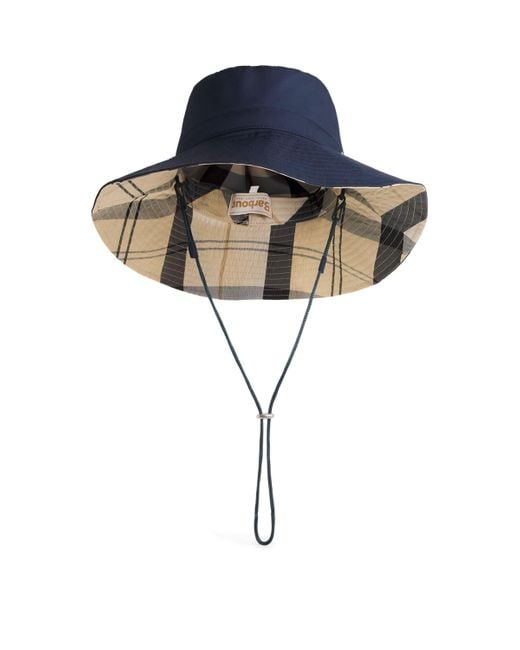 Barbour Blue Showerproof Darla Bucket Hat
