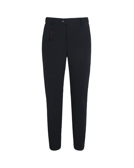 Marco Pescarolo Blue Virgin Wool Trousers for men