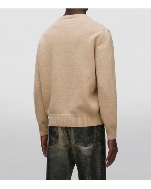 Loewe Natural Wool Anagram Sweater for men