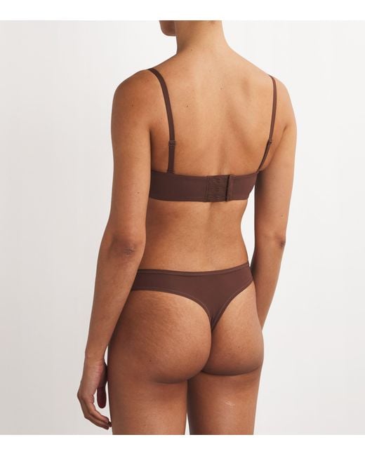 Skims Brown Fits Everybody Strapless Bra