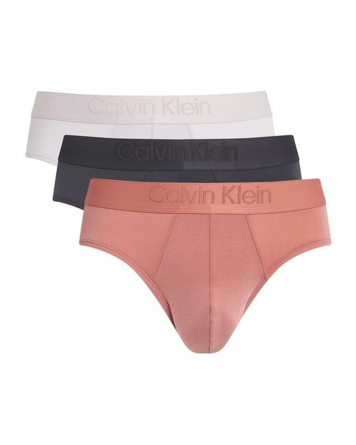 Calvin Klein White Ck Hip Briefs for men