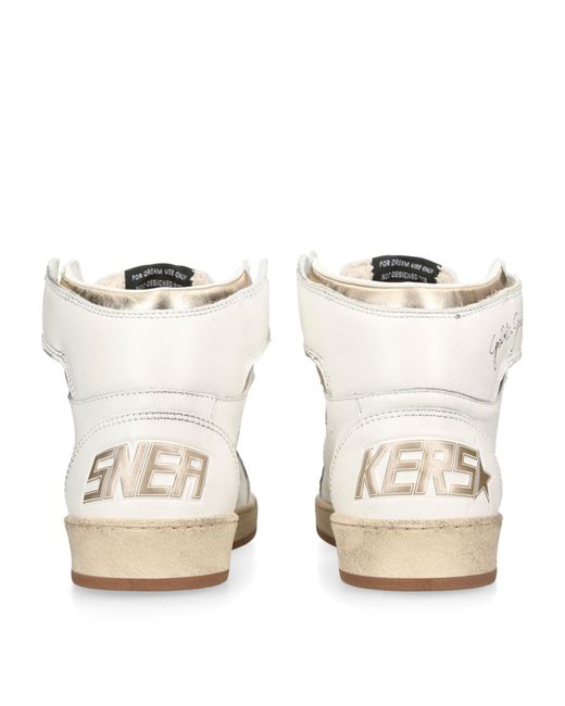 Golden Goose Deluxe Brand Natural Leather Sky-star Sneakers