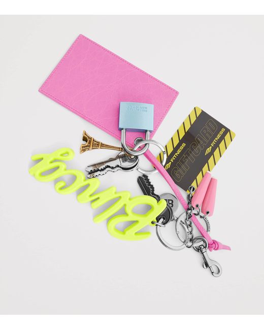 Balenciaga Pink Charm/Keychain Subway Mirror