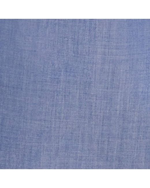 Derek Rose Blue Cotton Traditional Amalfi Boxer Shorts for men