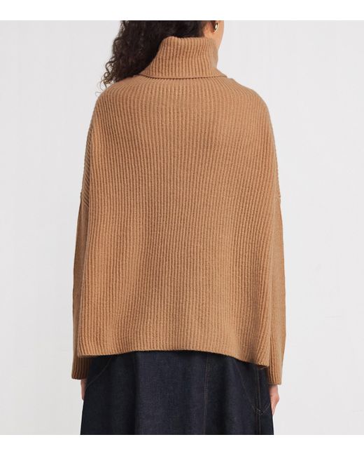 MAX&Co. Brown Cashmere Rollneck Sweater