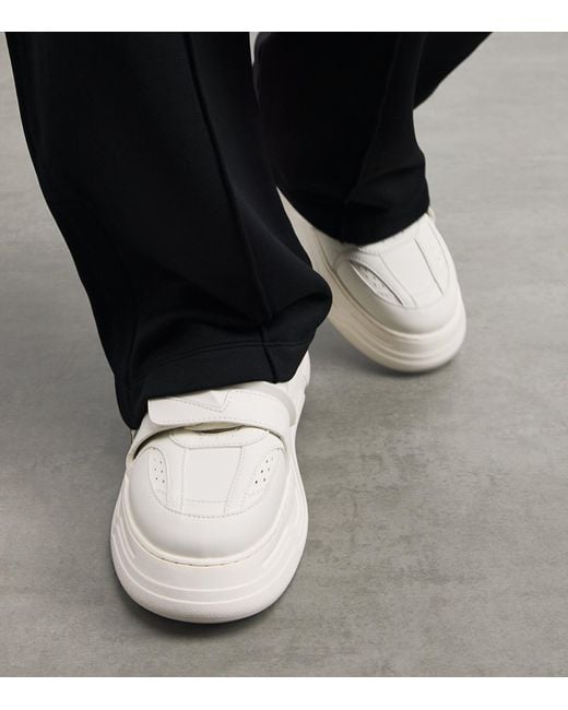 Emporio Armani White Chunky Low-Top Sneakers for men