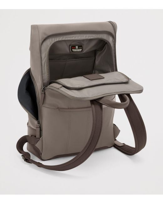 Tumi Gray Harrison Osborn Roll-Top Backpack