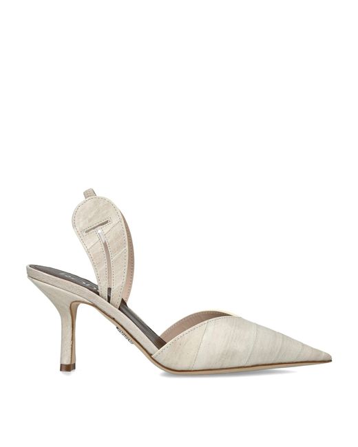 Rodo Metallic Aira Slingback Pumps 75