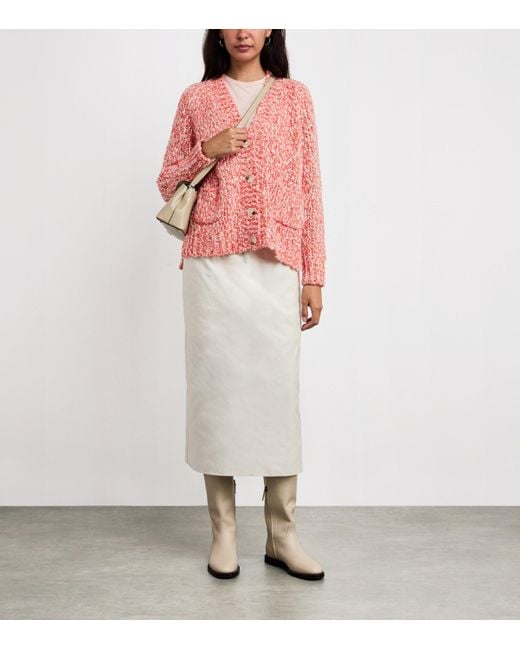 MAX&Co. Pink Wool-Blend Cardigan