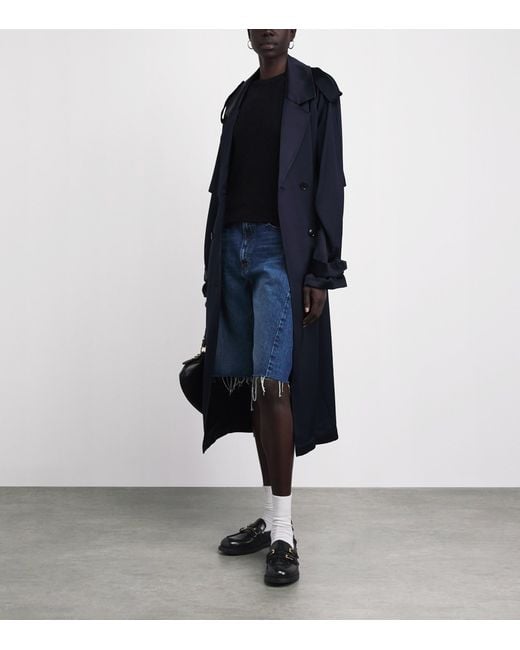 Sandro Black Leather Buckled Loafers