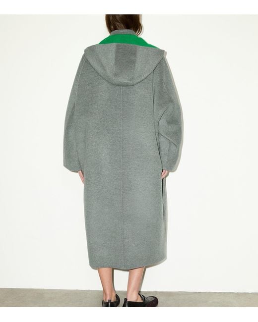 MAX&Co. Gray Virgin Wool Coat