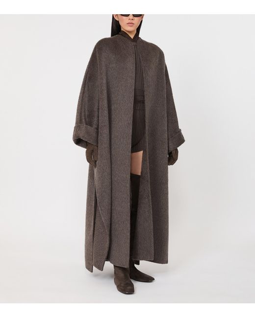Max Mara Brown Camel Wool-Mohair Coat