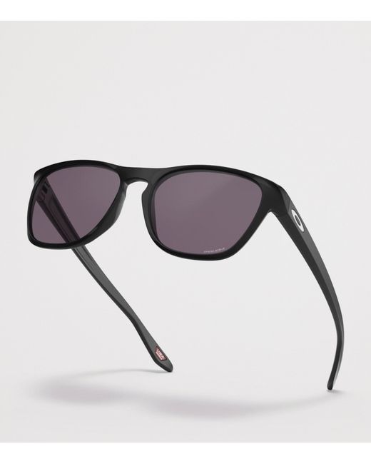 Oakley Black Manorburn Square Sunglasses for men