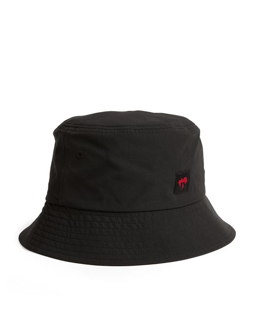 DKNY Black Embroidered Logo Bucket Hat