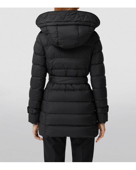 Burberry Black Down-filled Detachable Hood Puffer Jacket