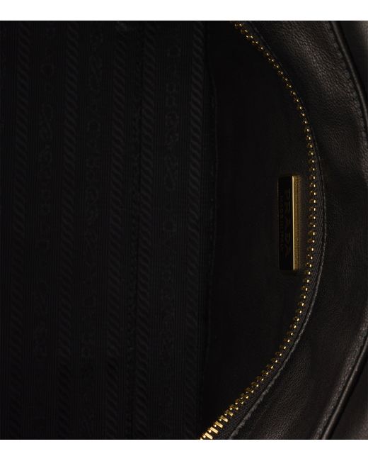 Prada Black Medium Leather Explore Shoulder Bag
