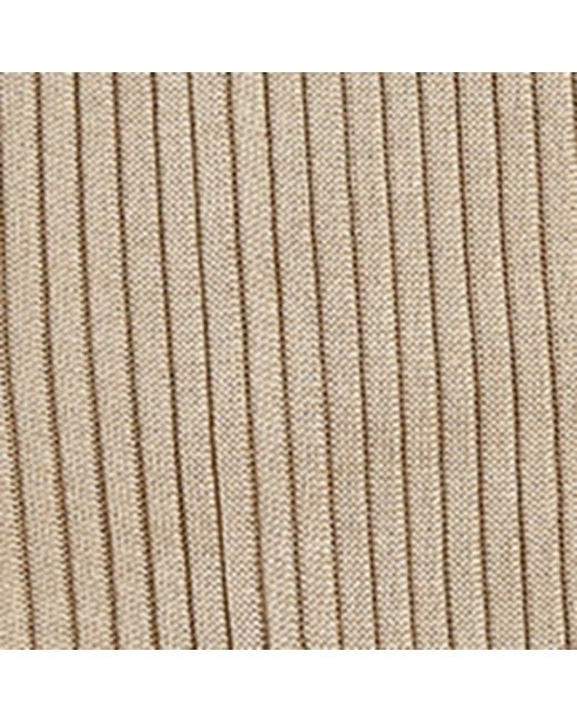 Doré Doré Natural Cotton Rib-Knit Socks for men