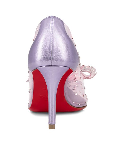 Christian Louboutin Pink Jelly Strass Crystal Pumps 80