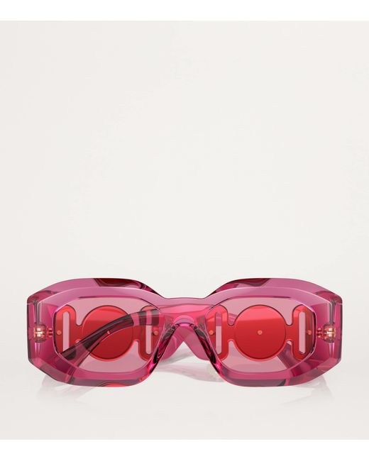 Versace Pink Nylon Sunglasses for men