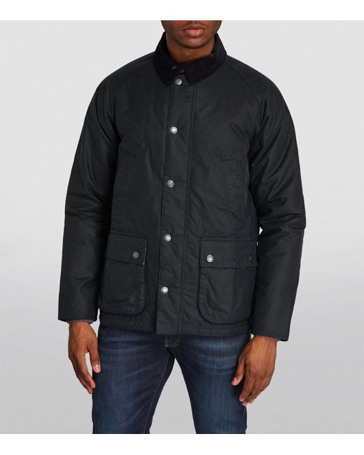 Barbour Waxed Ambleside Jacket in Black for Men Lyst UK