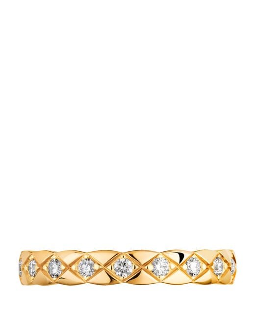 Chanel Metallic And Diamond Coco Crush Ring