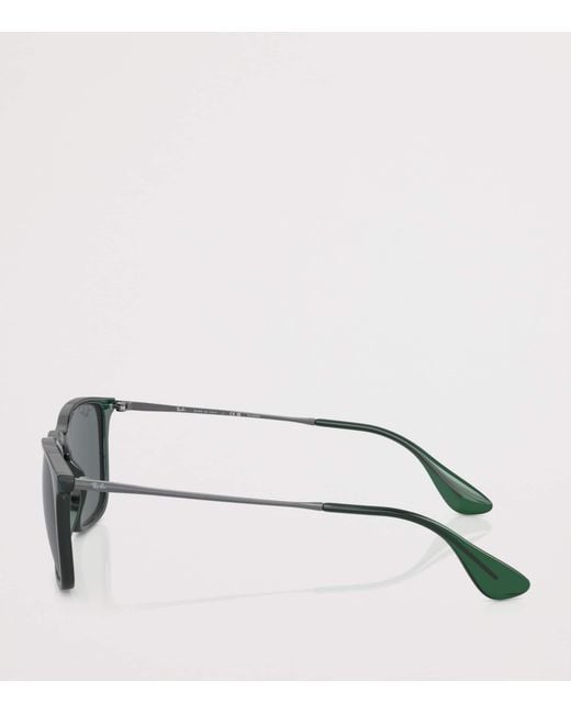 Ray-Ban Gray Square Chris Sunglasses