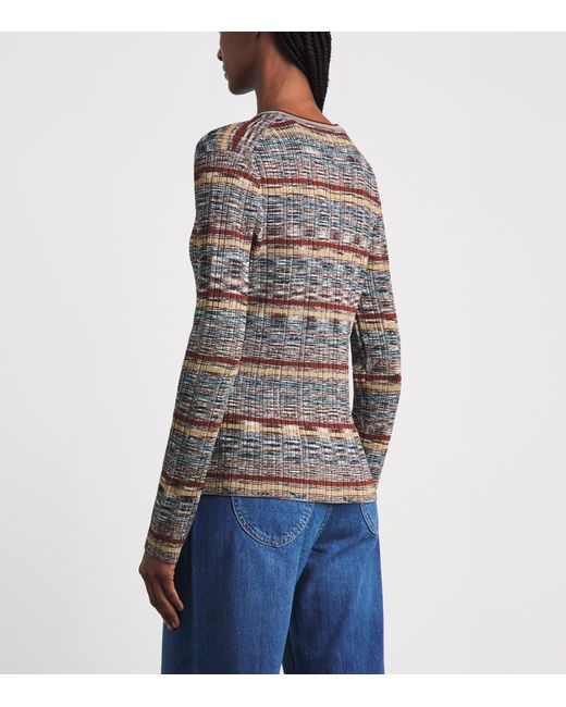 Veronica Beard Gray Knitted Calliope Cardigan