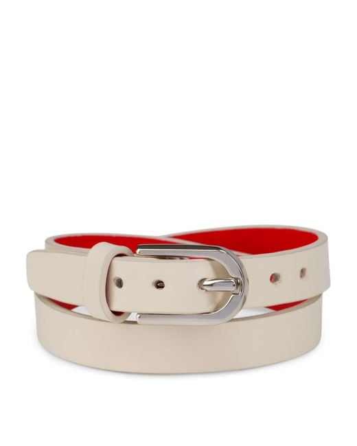 Christian Louboutin Pink Bettina Leather Bracelet