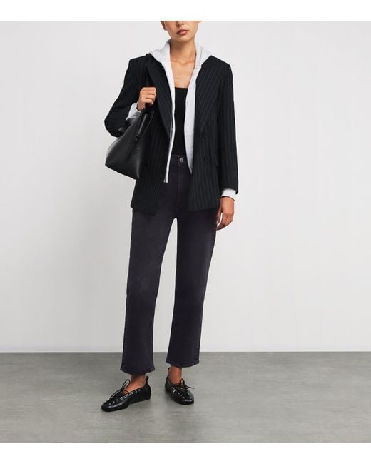 Citizens of Humanity Blue High-Rise Delfina Straight Jeans