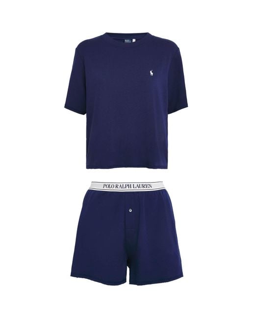 Polo Ralph Lauren Blue Polo Pony Pyjama Set