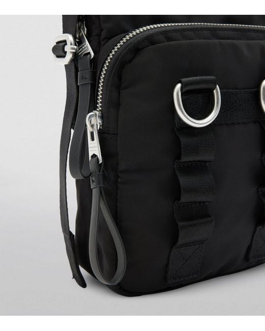 AllSaints Black Steppe Cross-body Bag for men