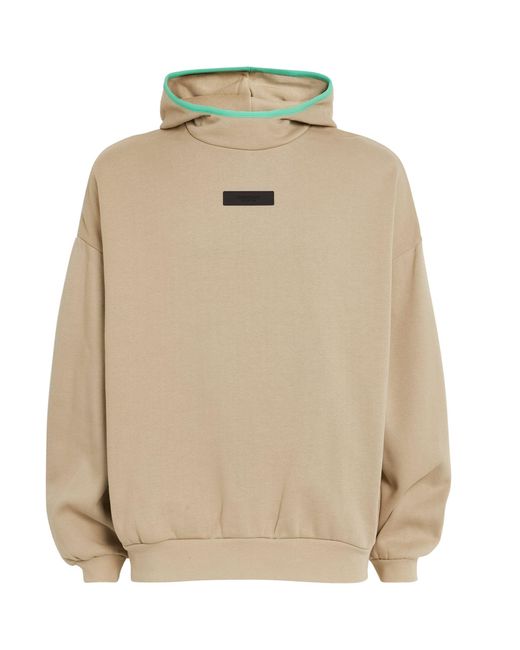 Fear Of God Natural Logo-patch Hoodie for men
