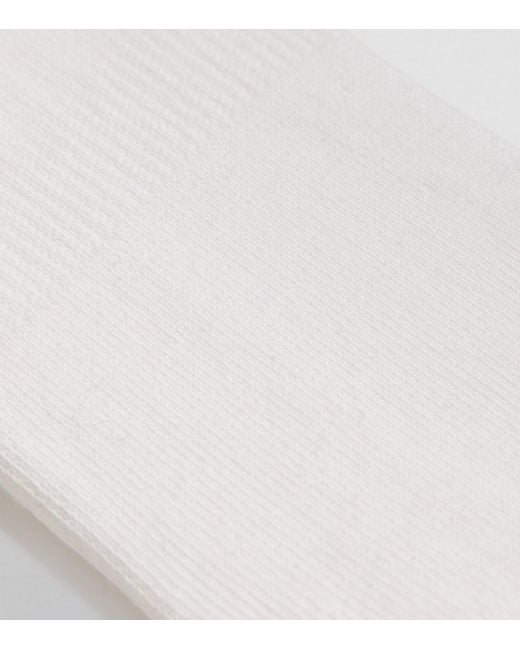 Falke White High-Step Sneaker Socks