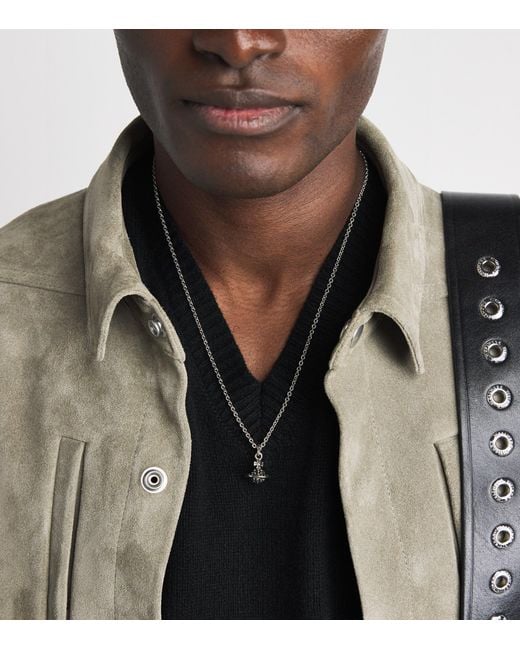 Vivienne Westwood Natural Small Mayfair Orb Pendant Necklace for men