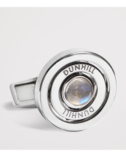 Dunhill Metallic Labradorite Gyro Cufflinks for men