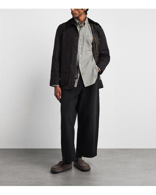 Barbour Gray Gingham Padshaw Shirt for men