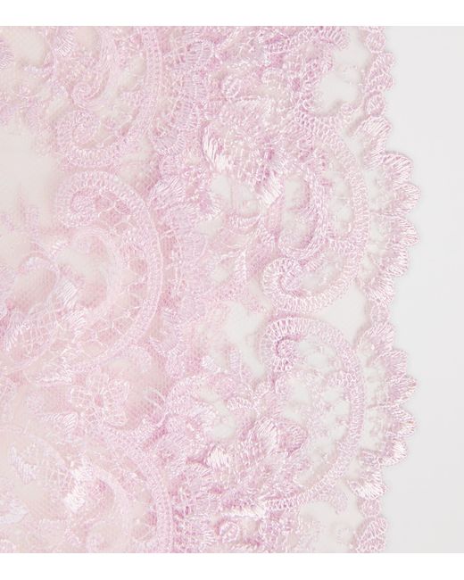 Kiki de Montparnasse Pink Lace Juliette Robe